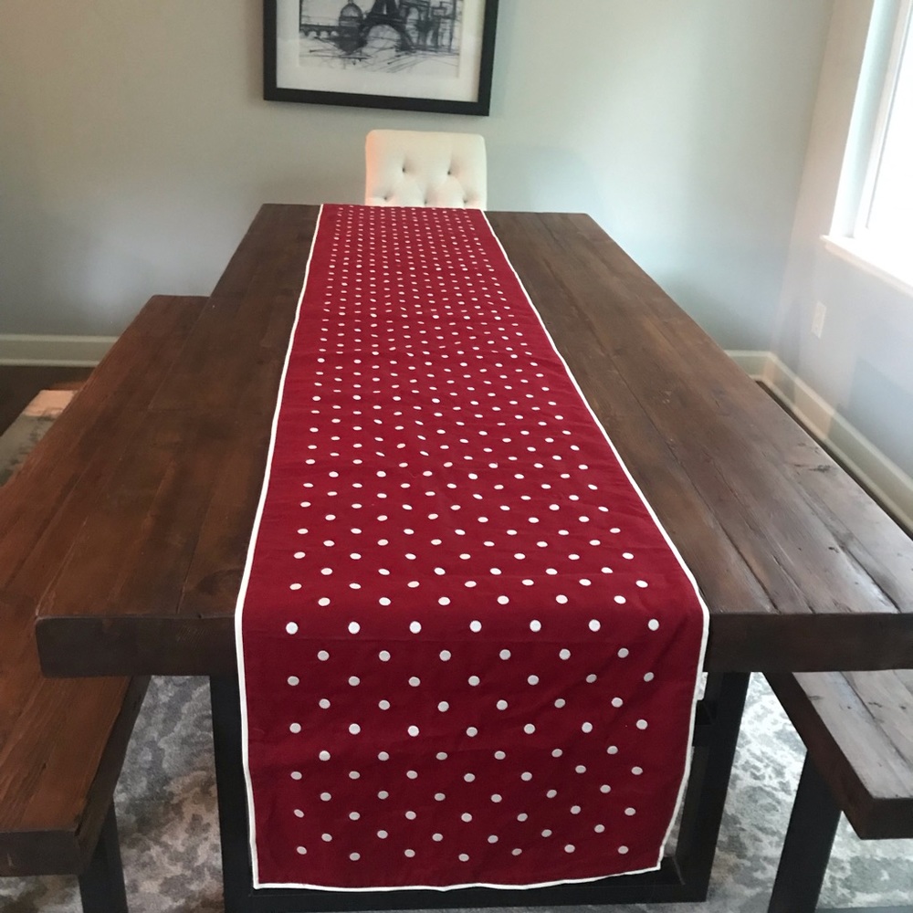 Pottery Barn table runner